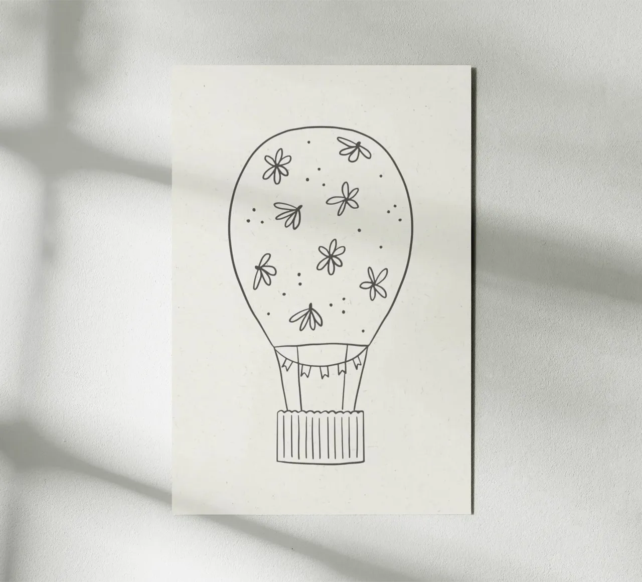 Balloon Sketch alluminio dibond da KRUTH DESIGN
