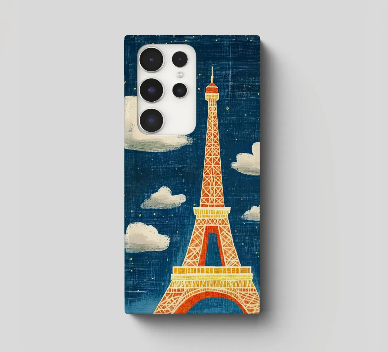 Torre Eiffel di notte cover samsung da Curious Canvas