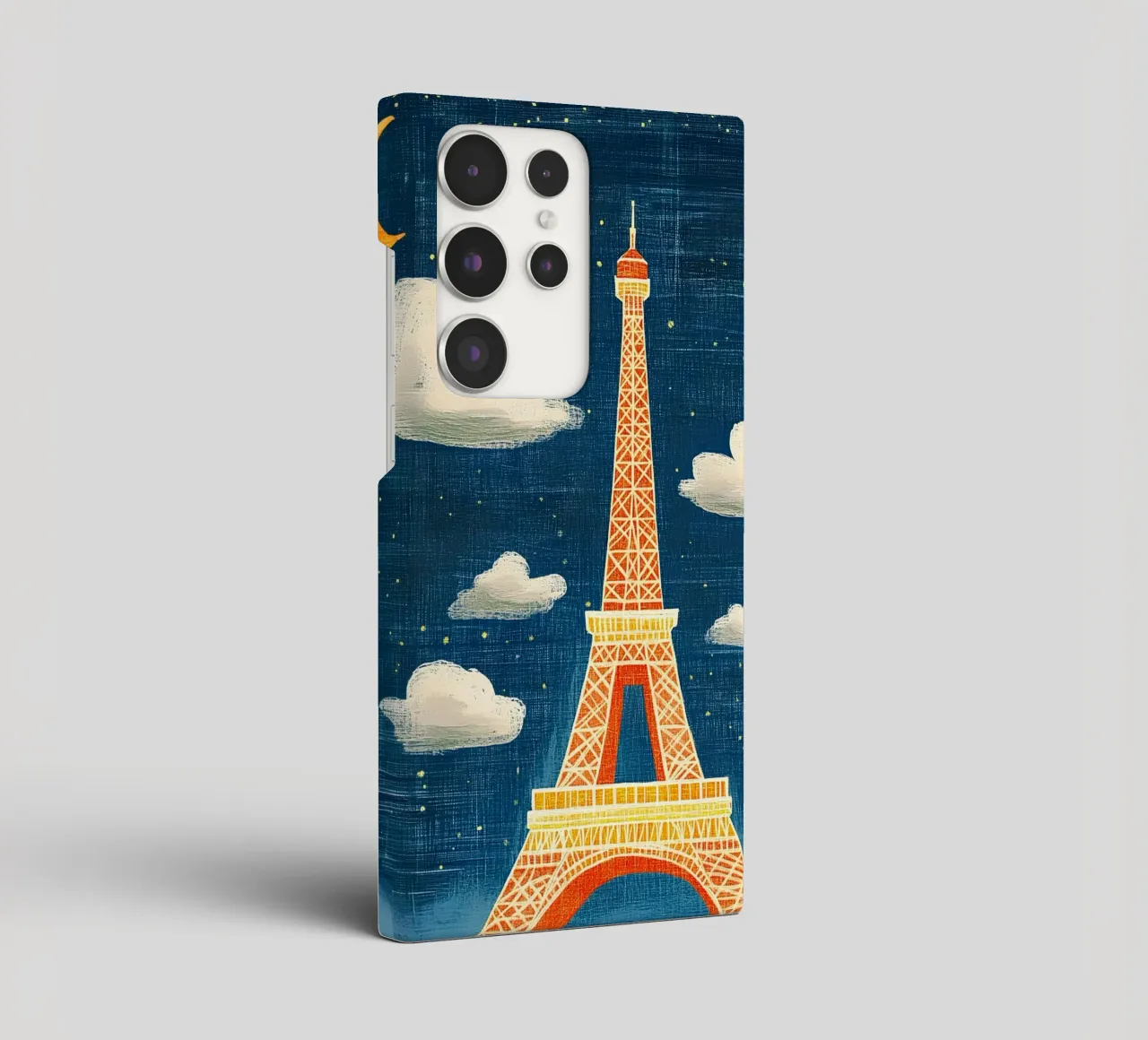 Torre Eiffel di notte cover samsung da Curious Canvas