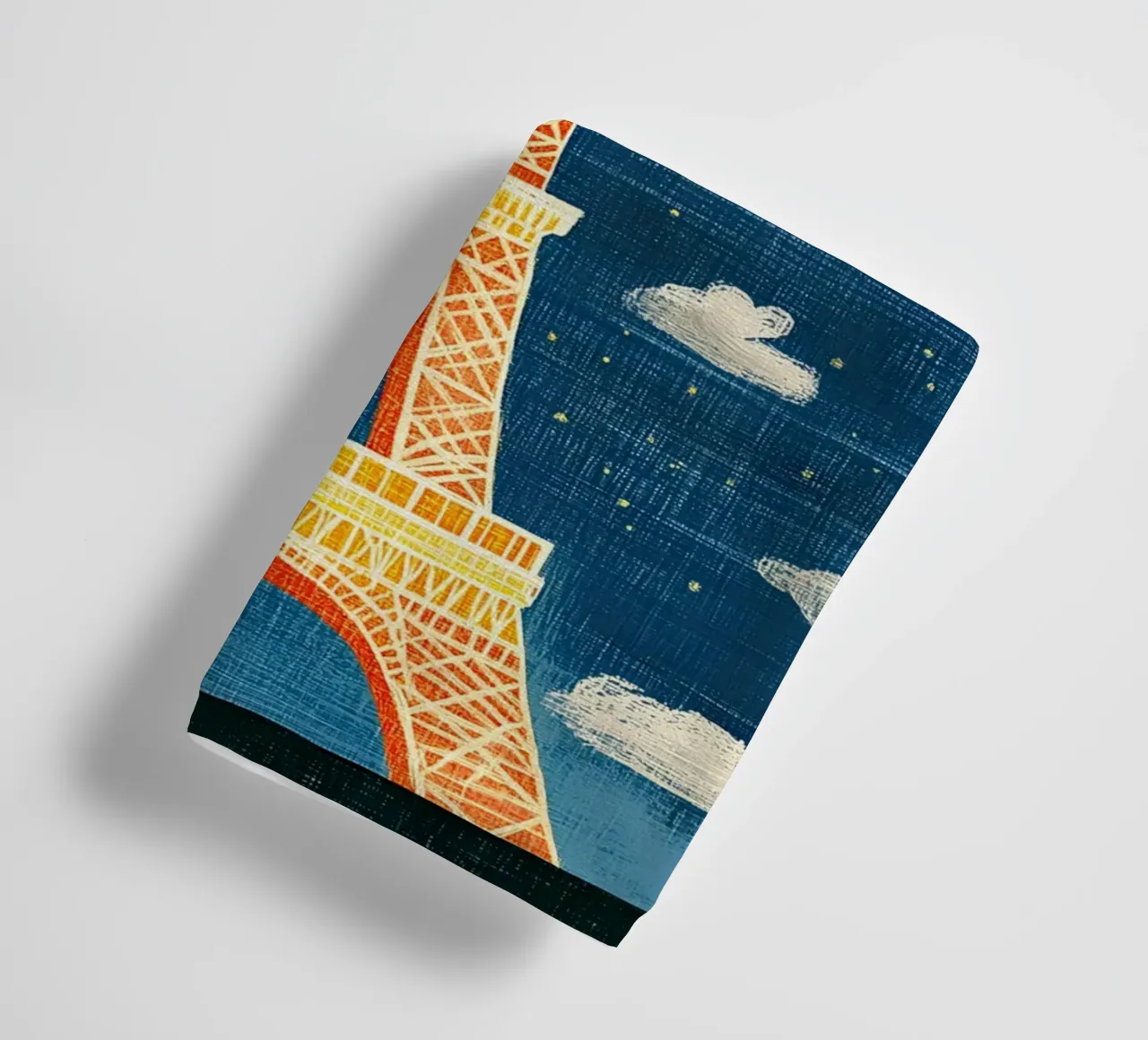Torre Eiffel di notte asciugamano da bagno da Curious Canvas