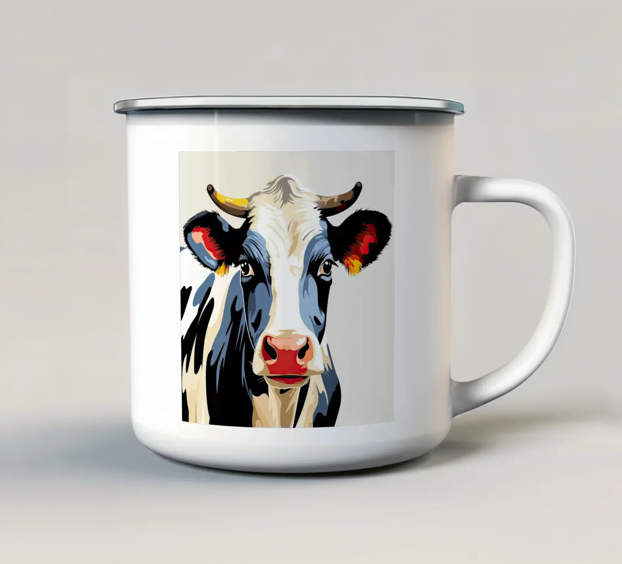 Arte da parete di Imagine tazza in smalto da Imagine
