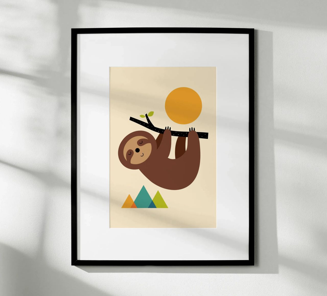 Mantenere la calma e vivere lentamente poster da Andy Westface
