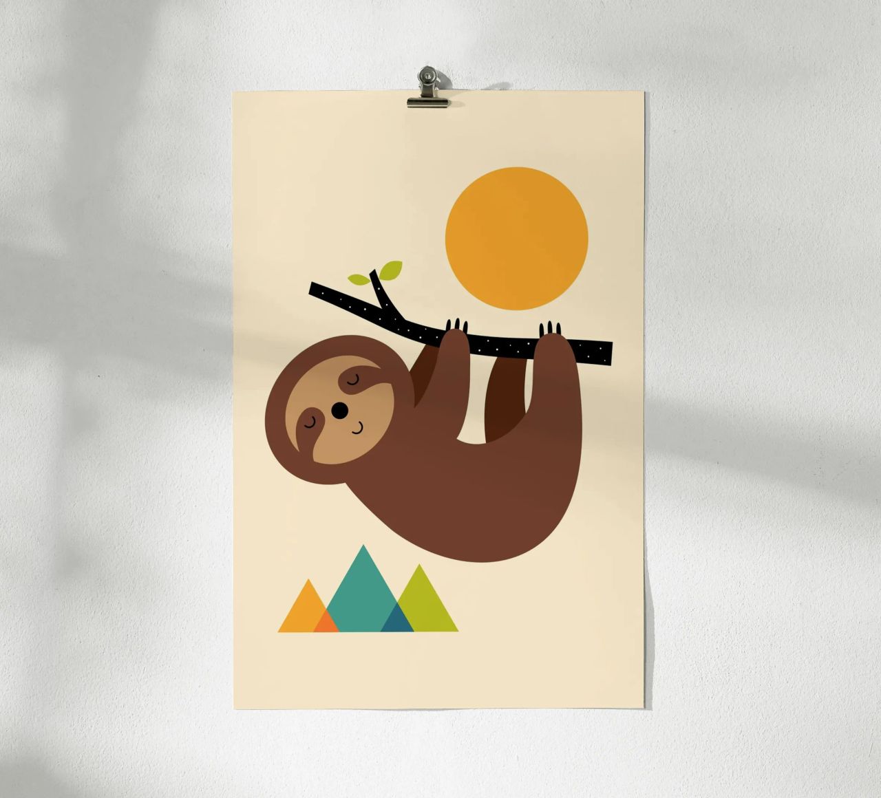Mantenere la calma e vivere lentamente poster da Andy Westface
