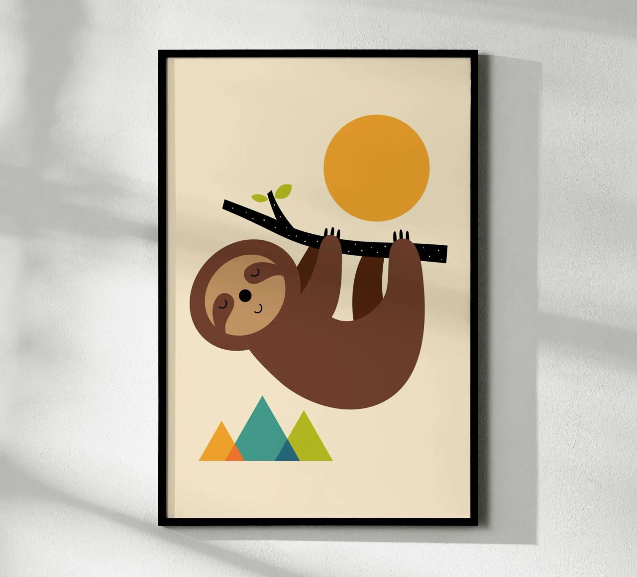 Mantenere la calma e vivere lentamente poster da Andy Westface