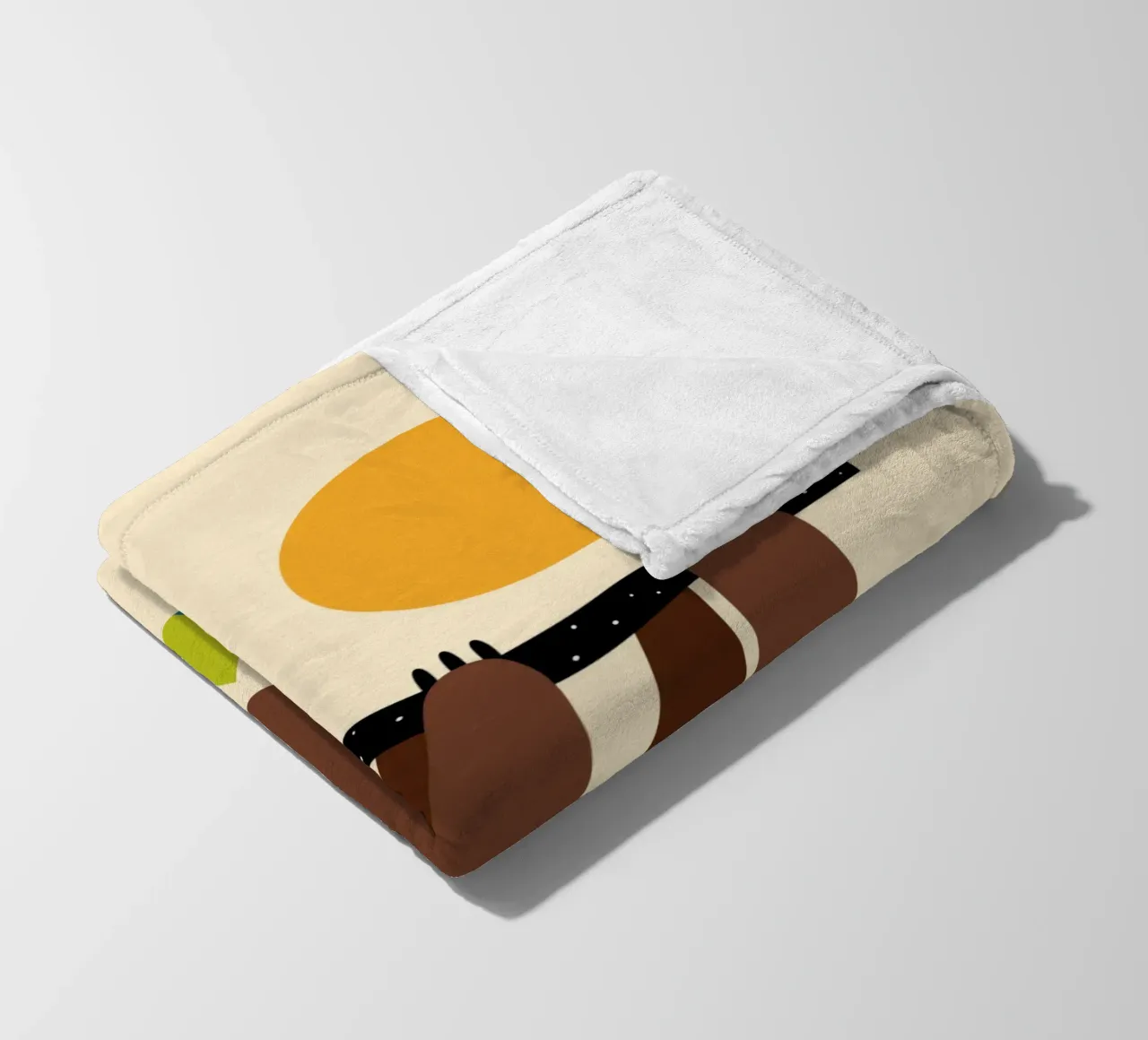 Mantenere la calma e vivere lentamente coperta in pile da Andy Westface