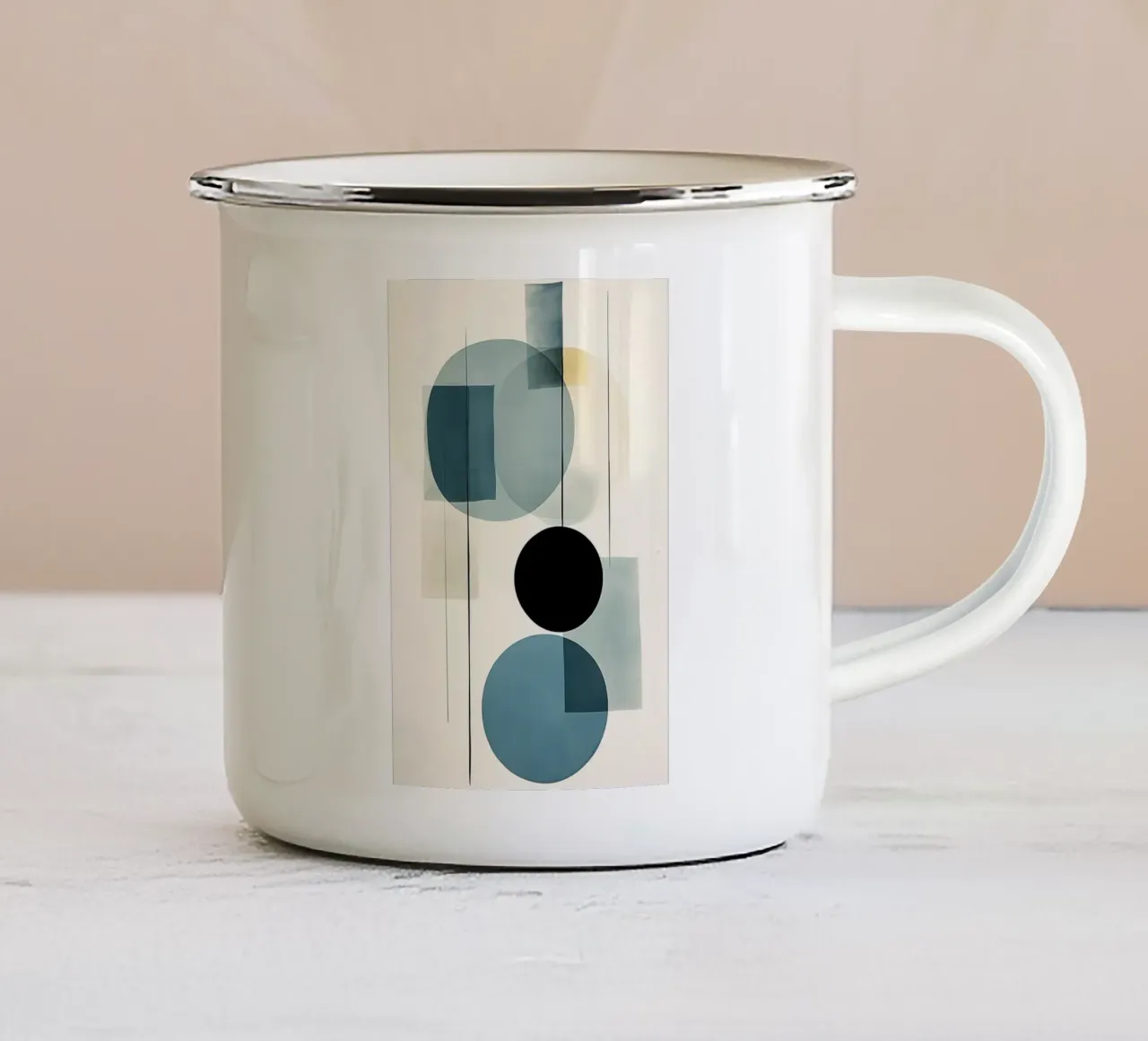 Arte da parete di Imagine tazza in smalto da Imagine