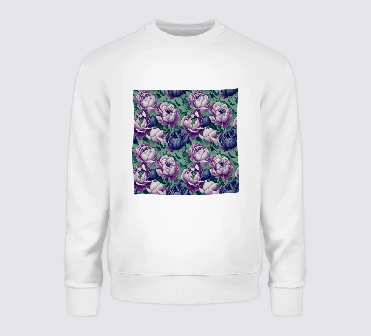 Antique Peonies sweatshirt by Nina May Design Studio