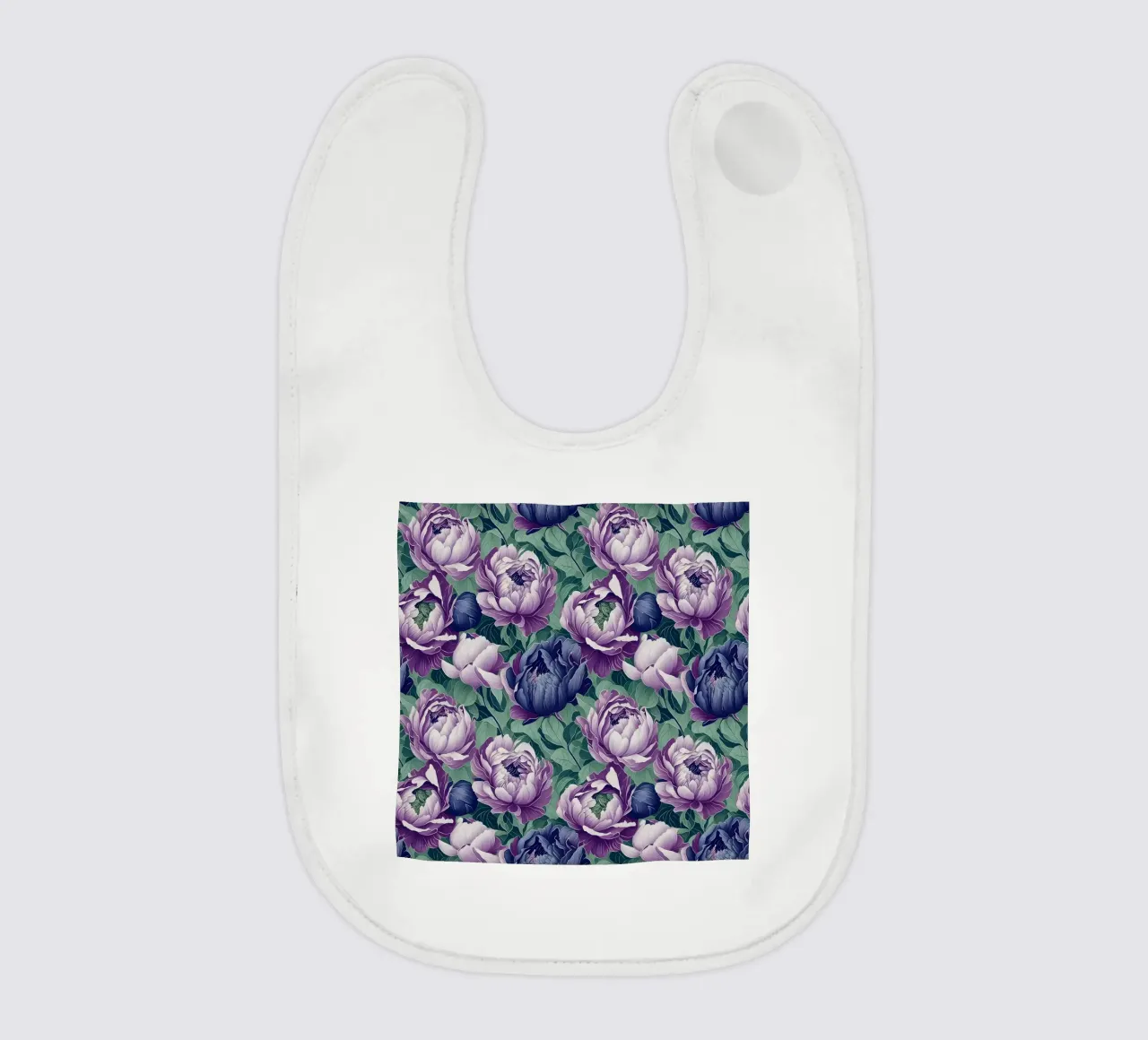 Peonie antiche bavaglino da Nina May Design Studio