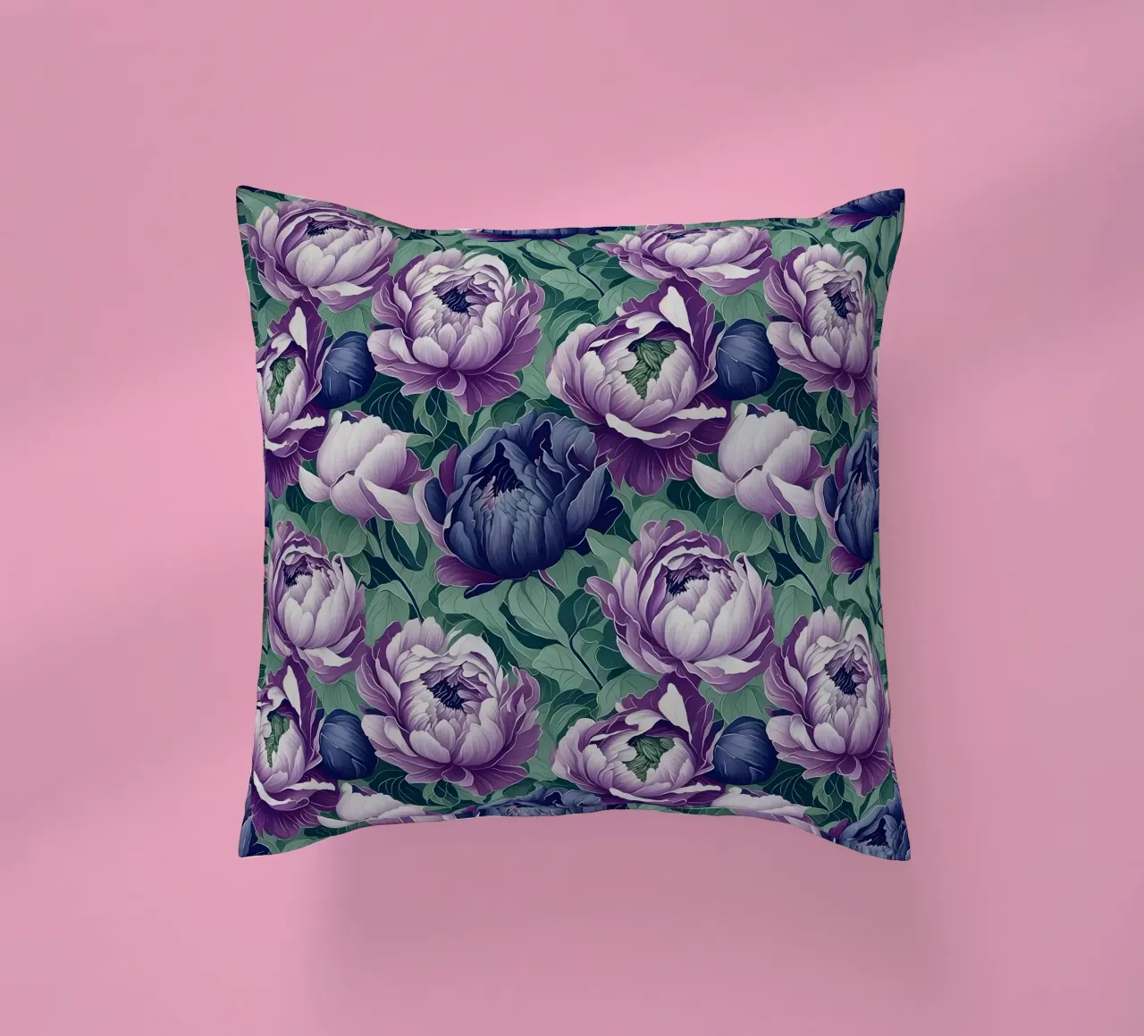 Peonie antiche cuscino da Nina May Design Studio