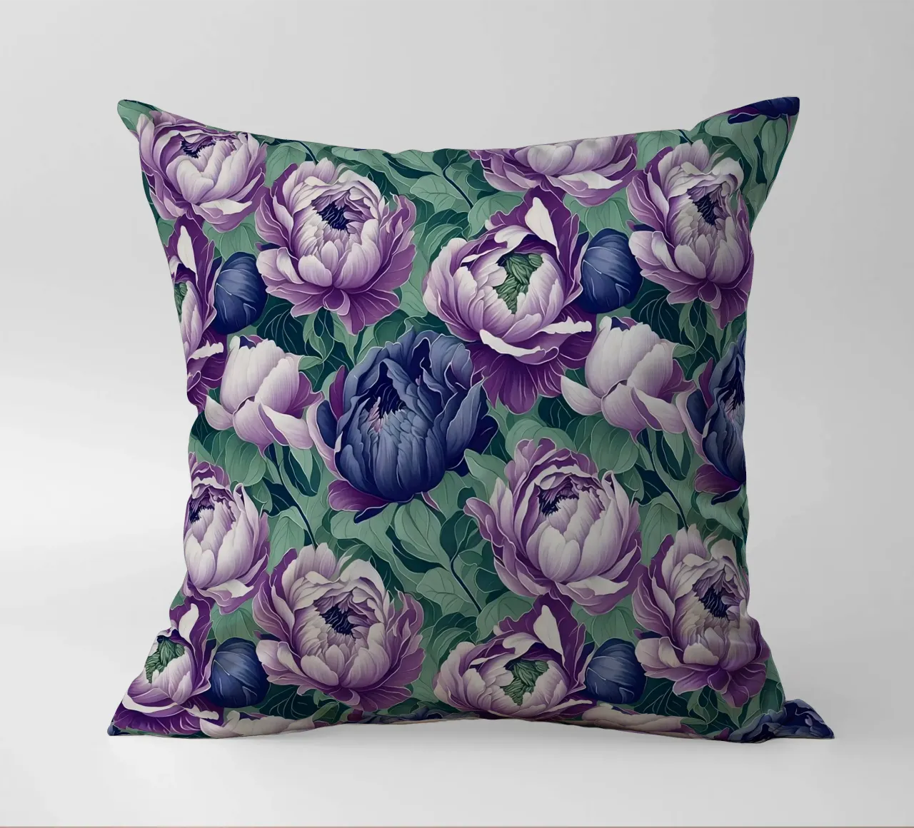 Peonie antiche cuscino da Nina May Design Studio