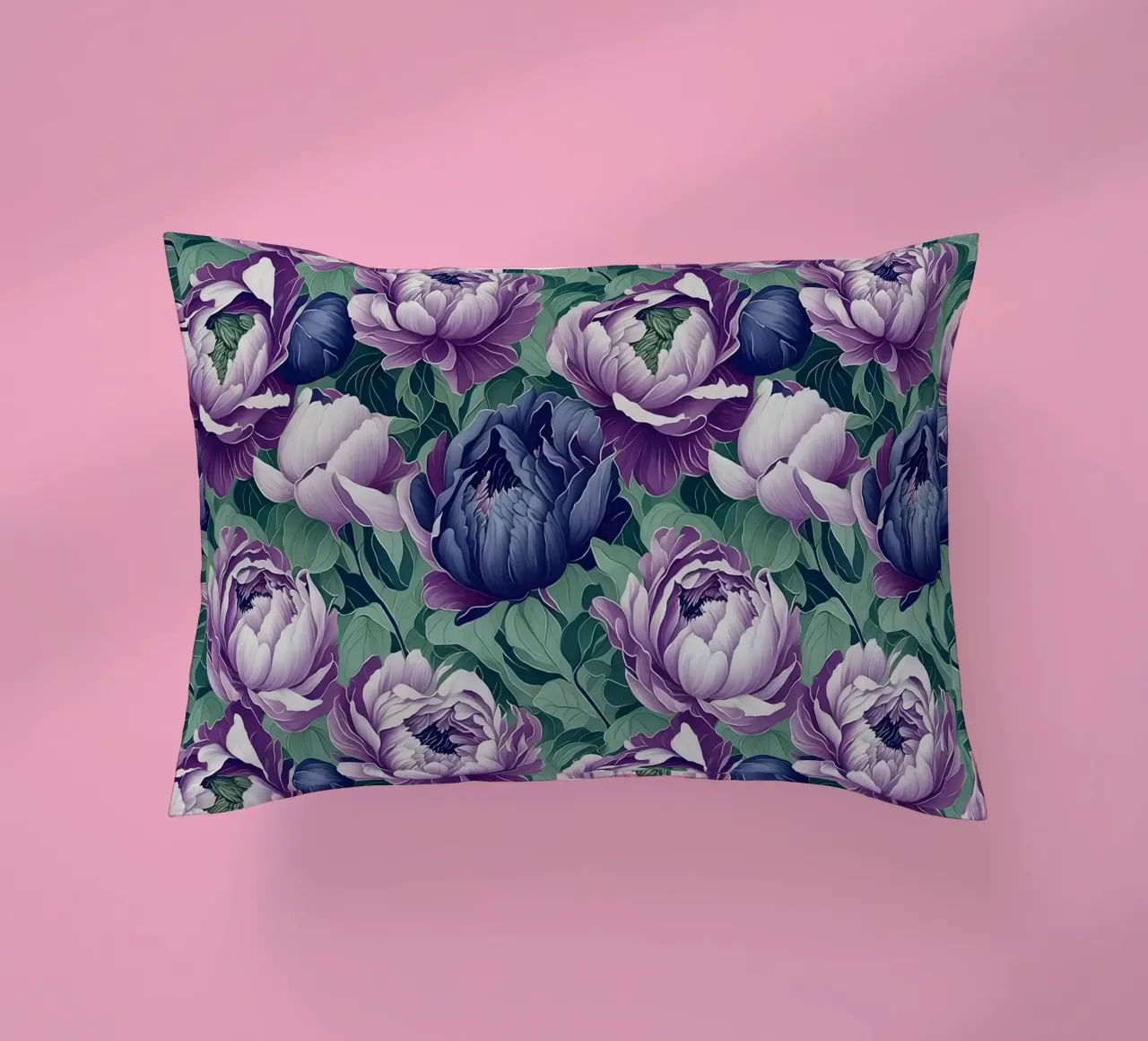 Peonie antiche cuscino da Nina May Design Studio