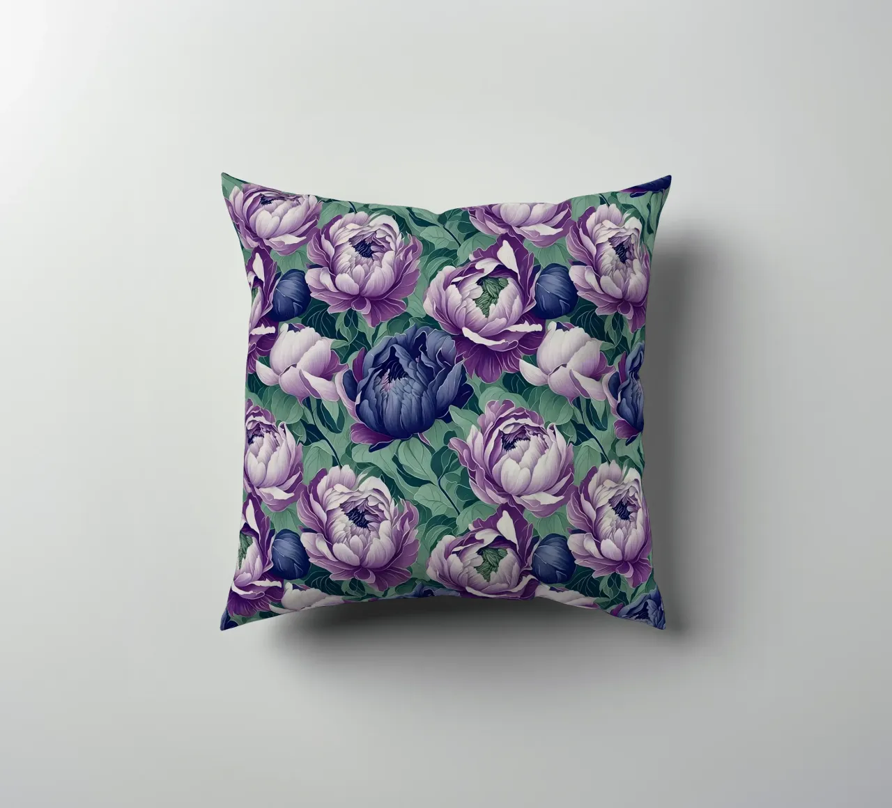 Peonie antiche cuscino da Nina May Design Studio