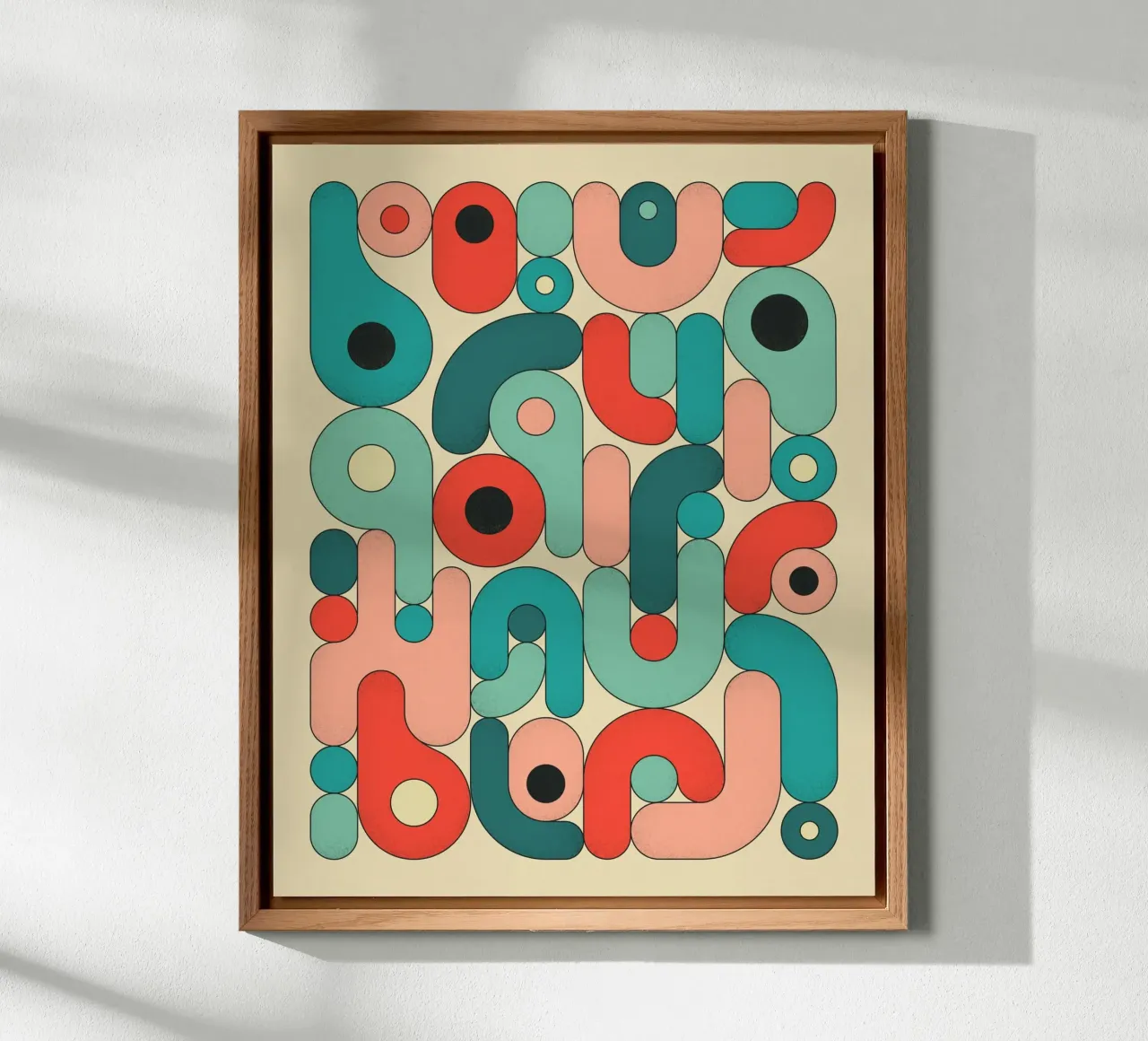 GEOMETRIA 5 alluminio dibond da Jazzberry Blue