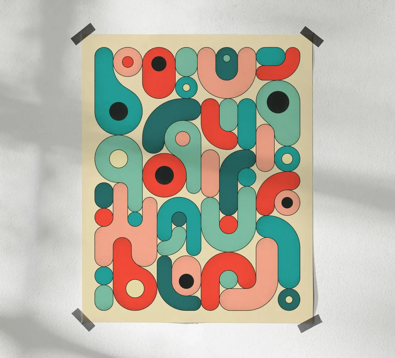 GEOMETRIA 5 carta hahnemühle da Jazzberry Blue