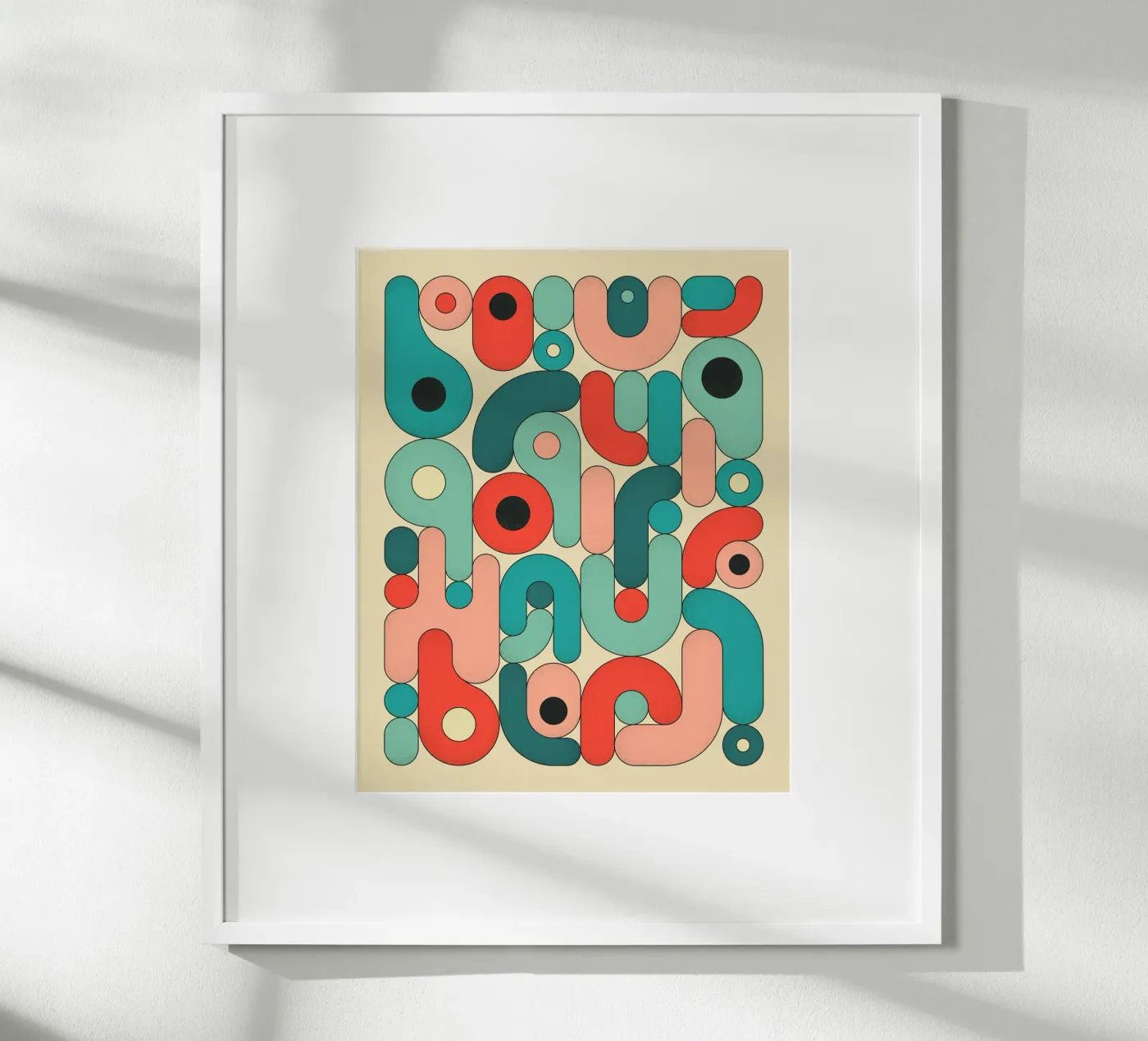 GEOMETRIA 5 poster da Jazzberry Blue