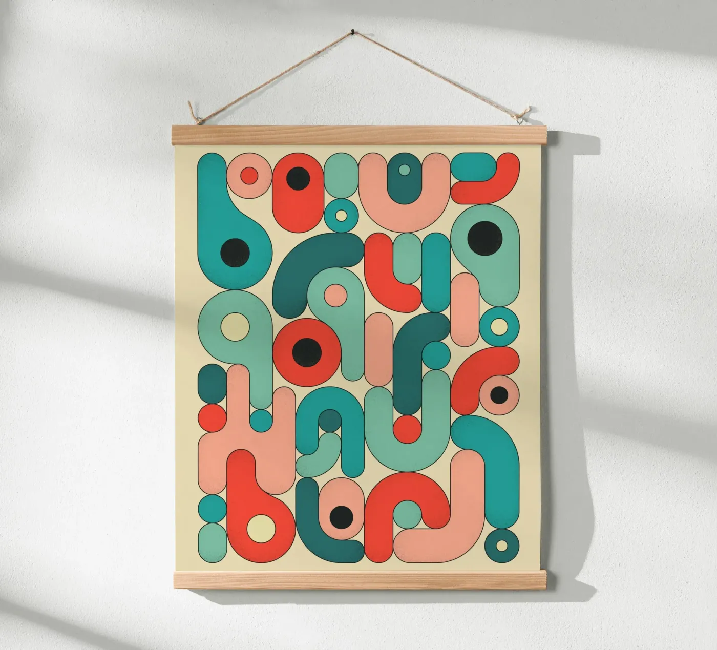 GEOMETRIA 5 poster da Jazzberry Blue