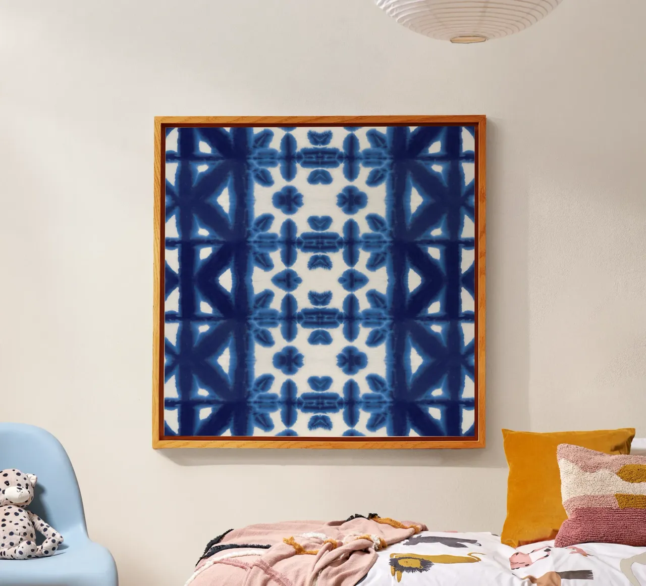 Pima real Shibori metacrilato de Nina May Design Studio