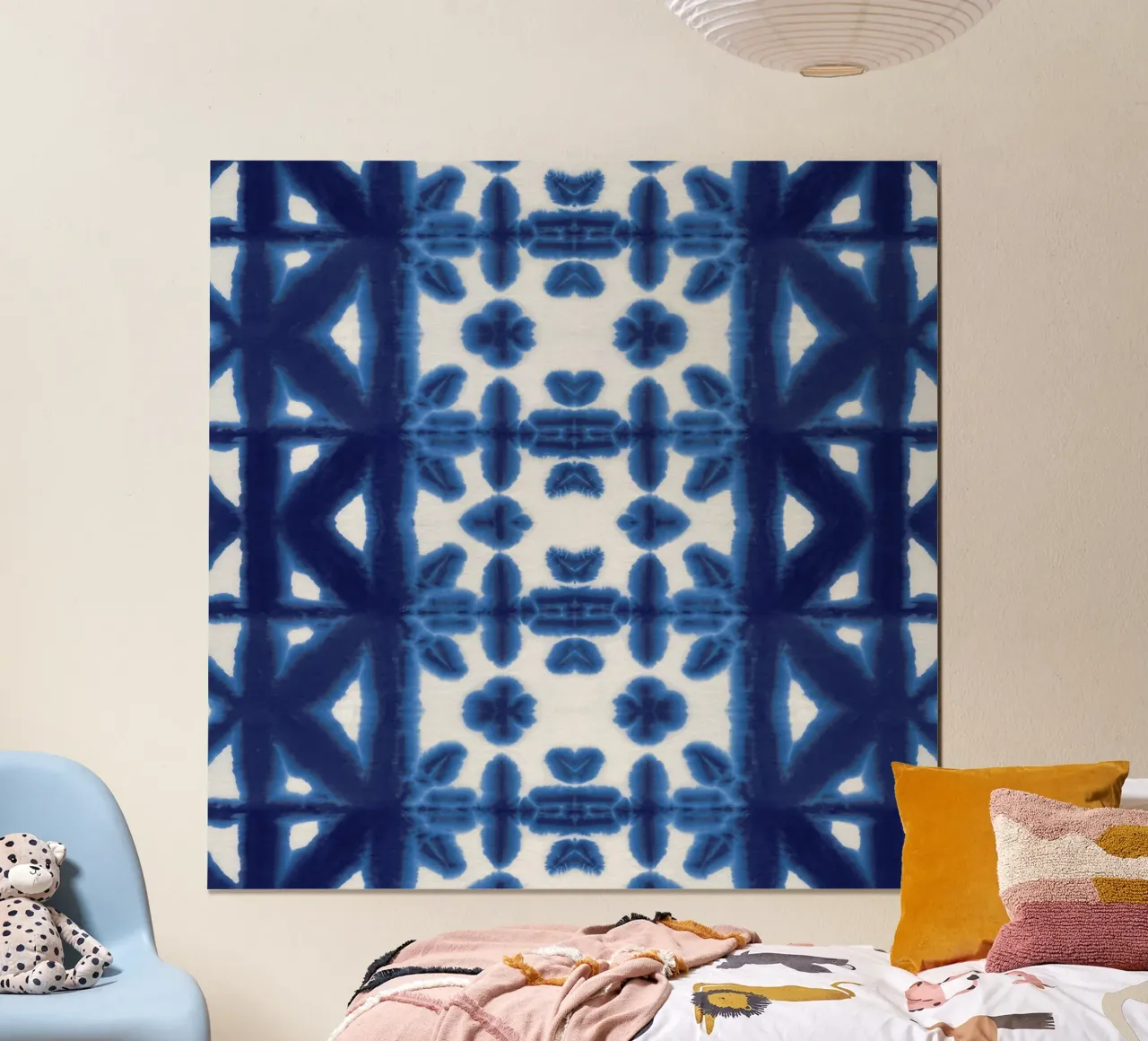 Royal Pima Shibori poster da Nina May Design Studio