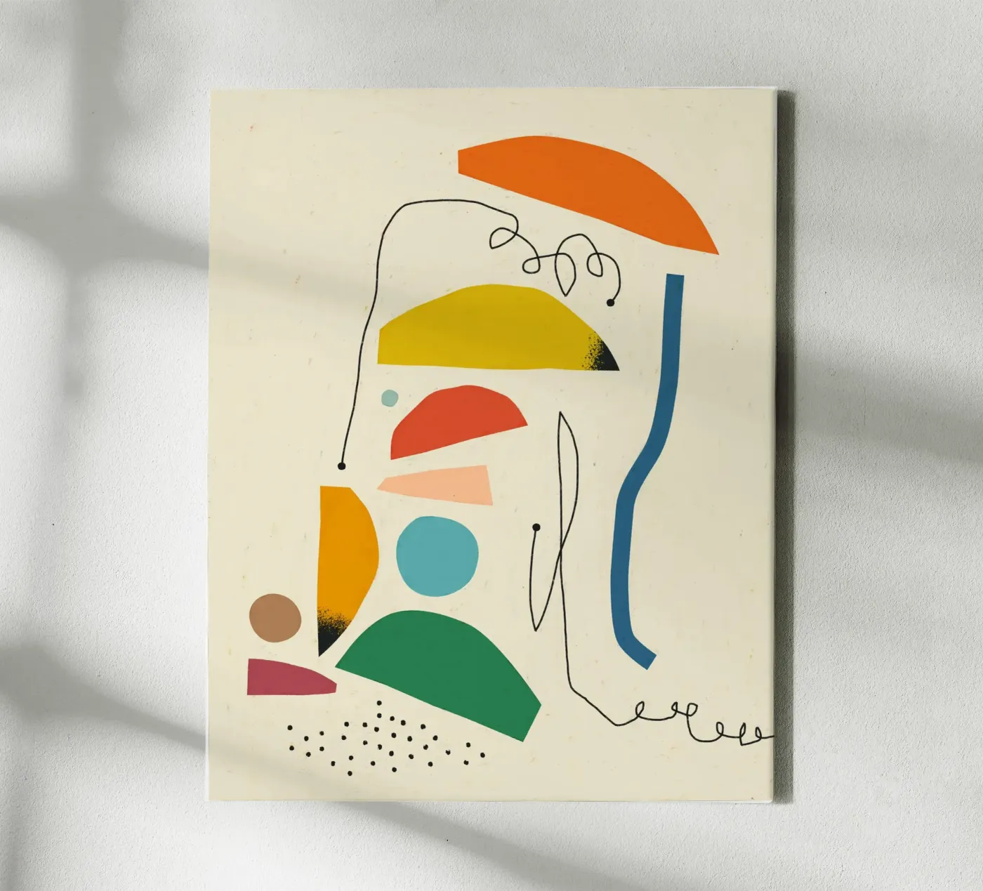 EXPRESSION (1) canvas van Jazzberry Blue