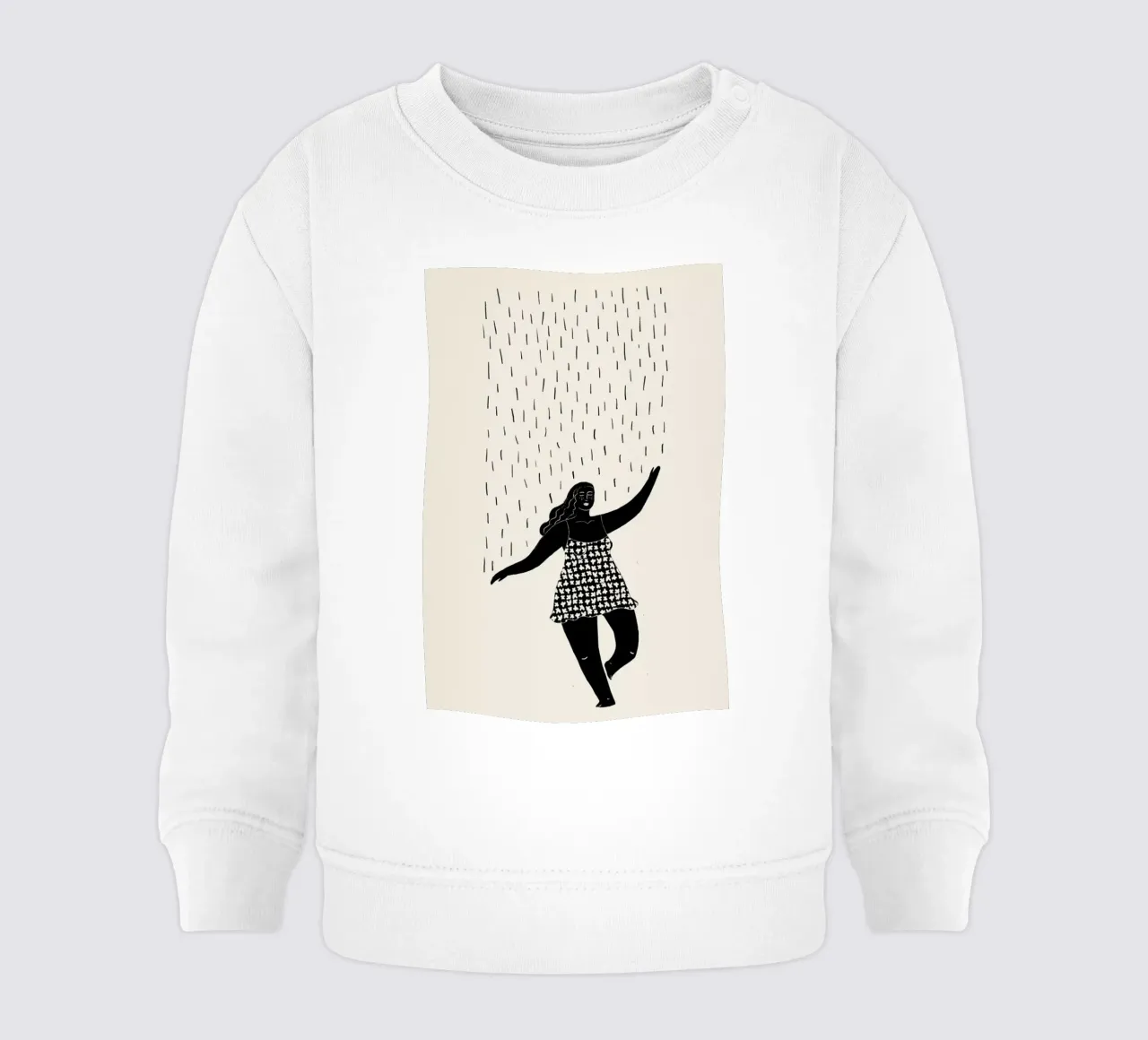 Dancing in the Rain 2 felpa neonato da Graphite