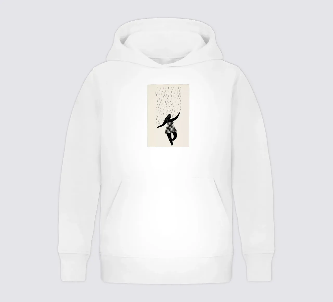 Dancing in the Rain 2 felpa bambino con cappuccio da Graphite