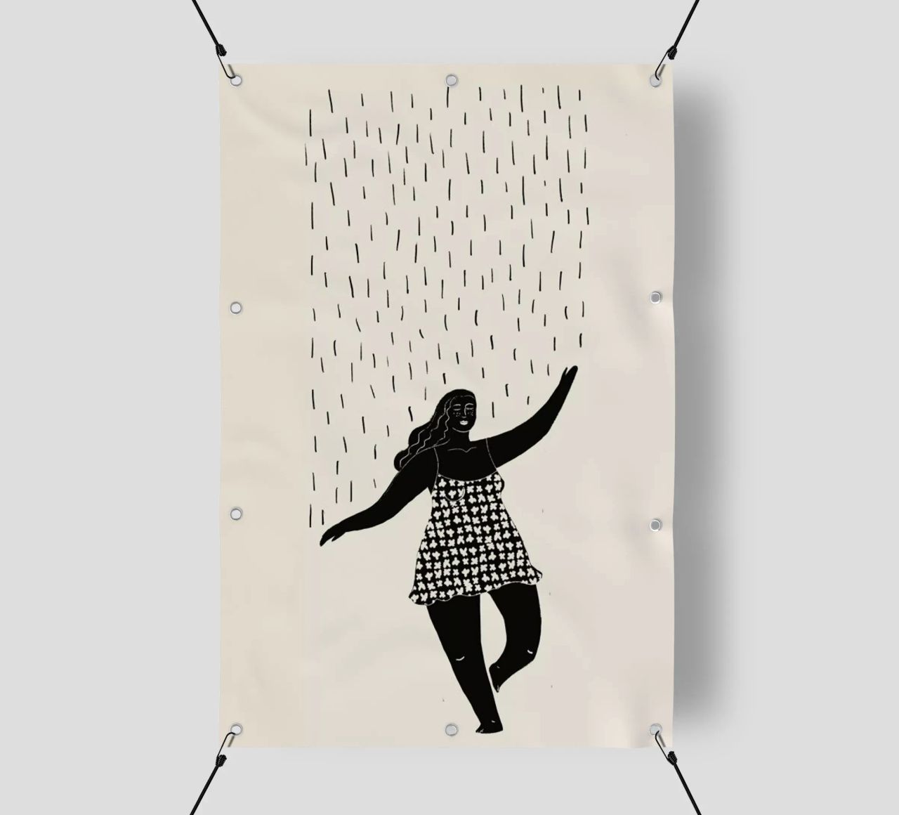 Dancing in the Rain 2 telo in pvc da Graphite
