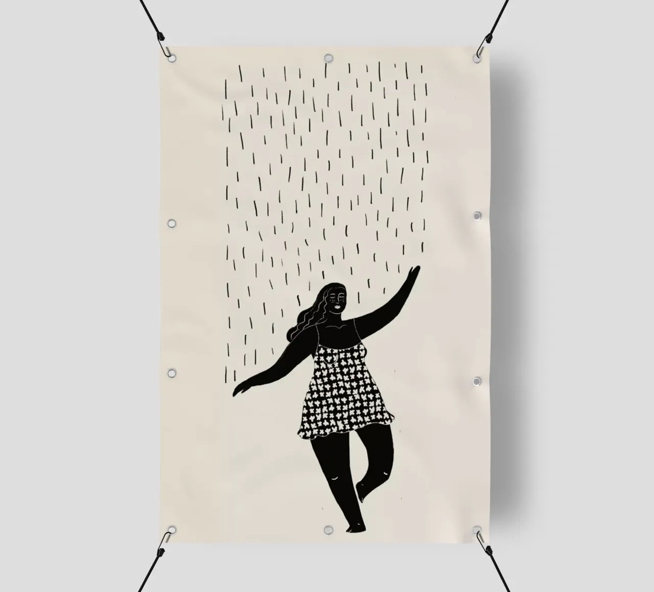 Dancing in the Rain 2 telo in pvc da Graphite