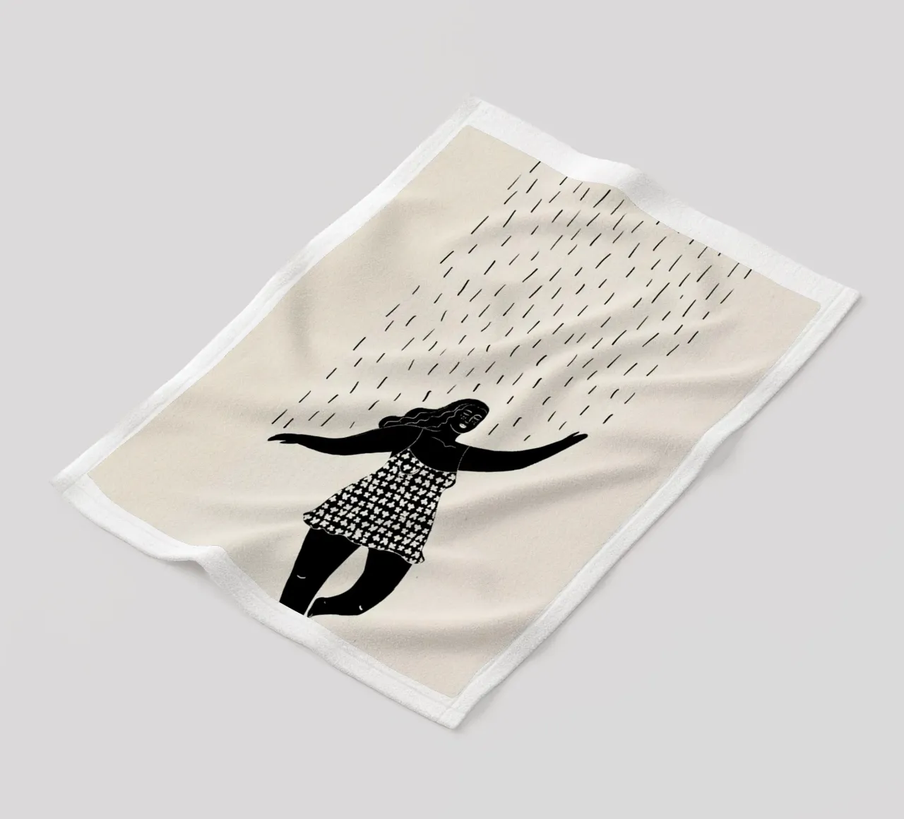 Dancing in the Rain 2 coperta in pile da Graphite