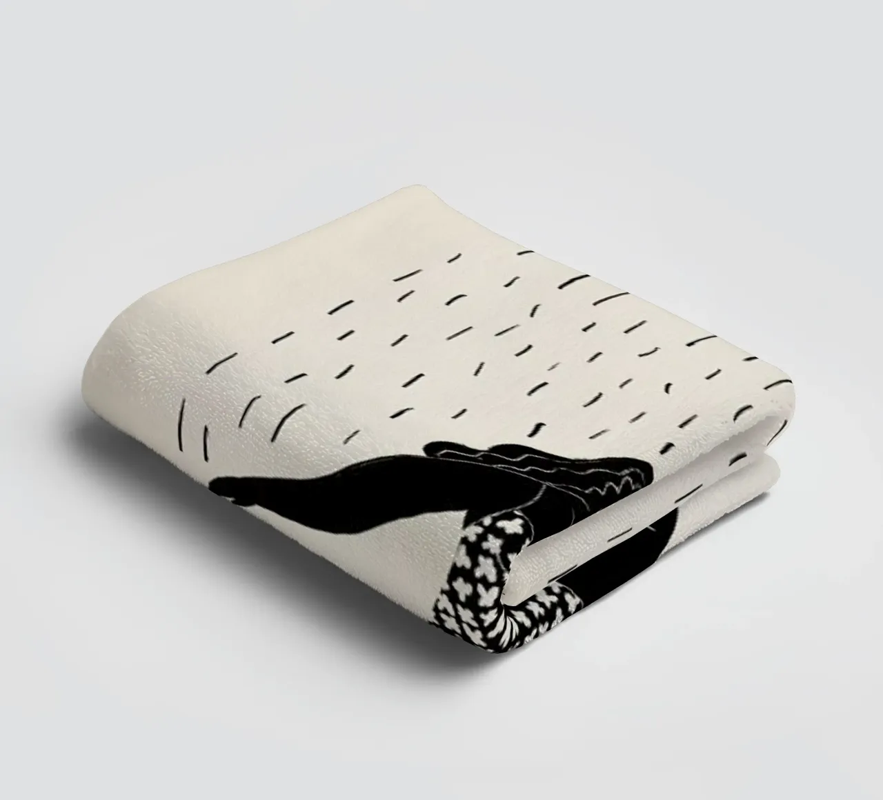 Dancing in the Rain 2 asciugamano da bagno da Graphite