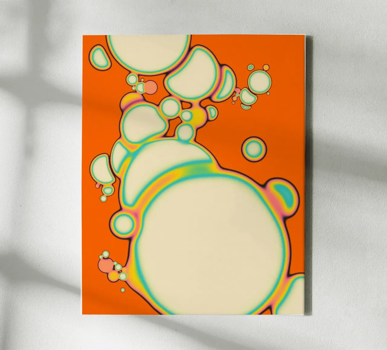REACTIE canvas met Baklijst van Jazzberry Blue