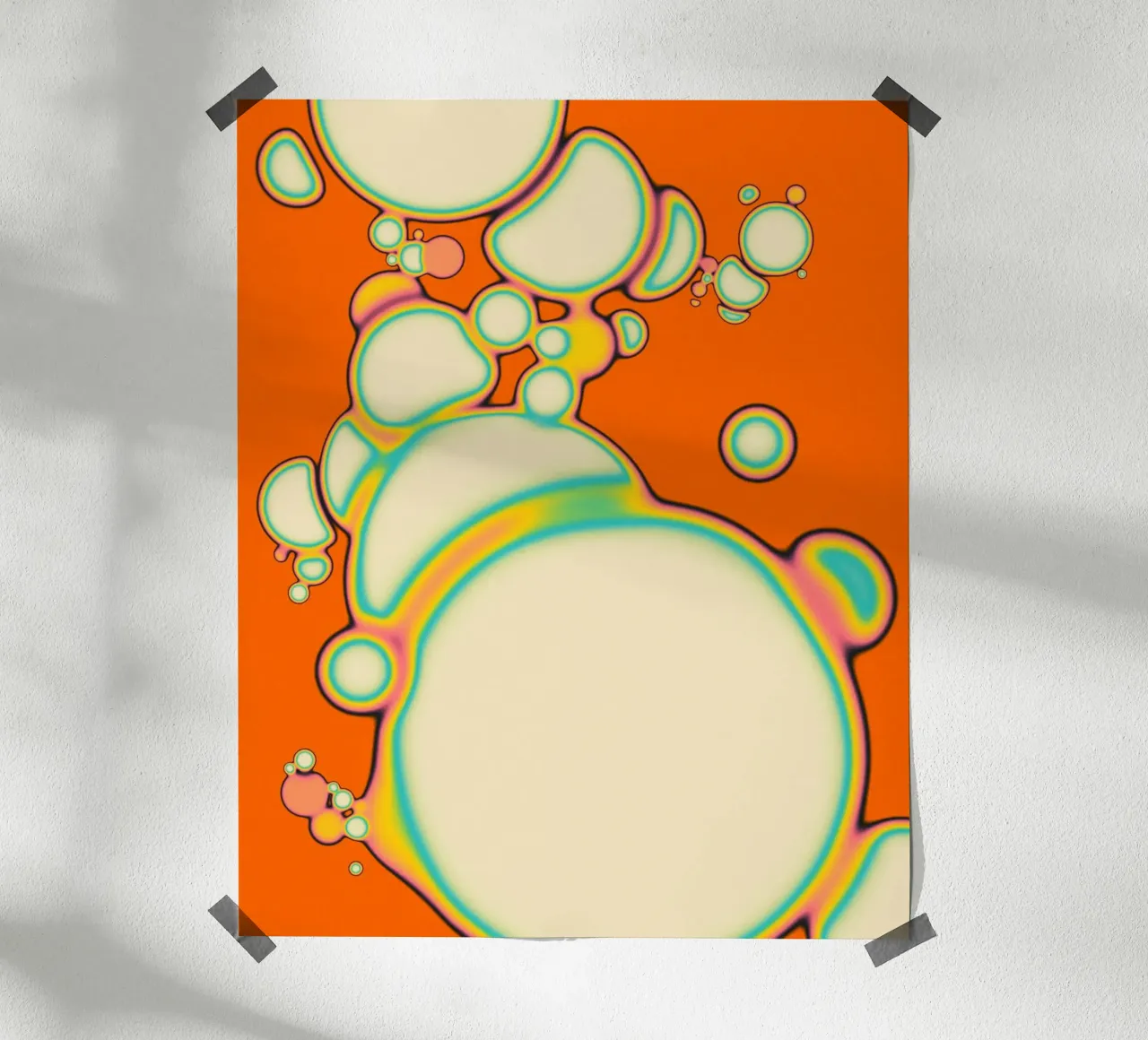 REACTIE poster van Jazzberry Blue