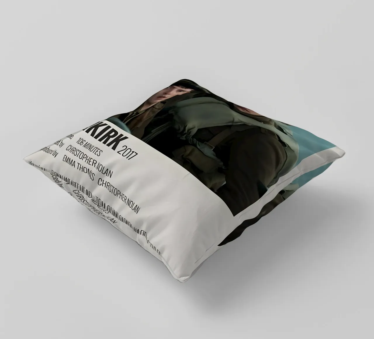 DUNKIRK 2017 decorative cushion by MVFminimalist
