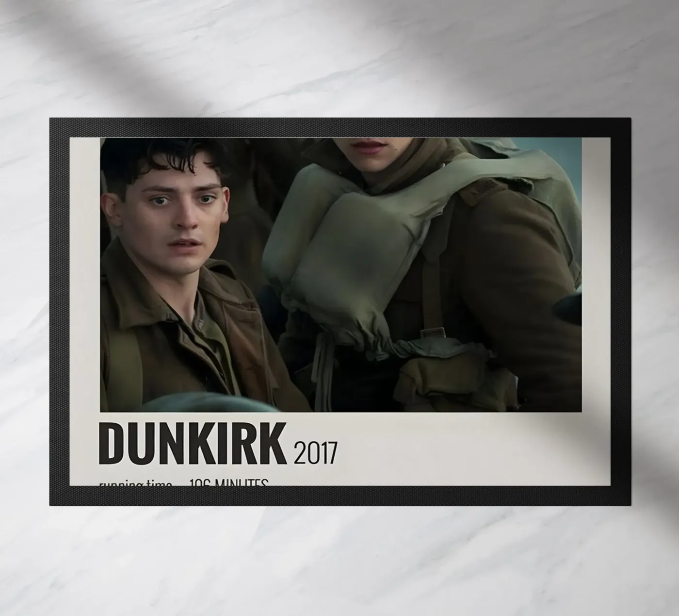 DUNKIRK 2017 Fußmatte von MVFminimalist