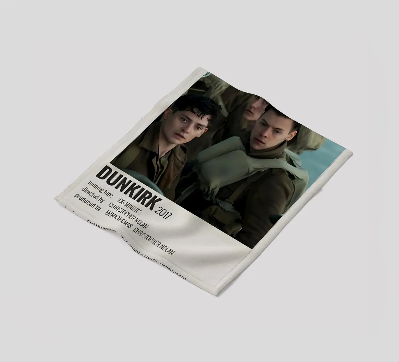 DUNKIRK 2017 fleecedeken van MVFminimalist