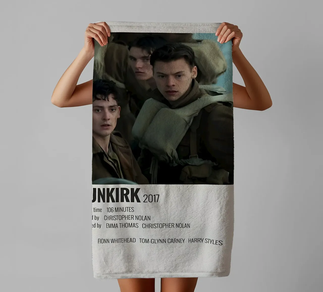 DUNKIRK 2017 towel by MVFminimalist