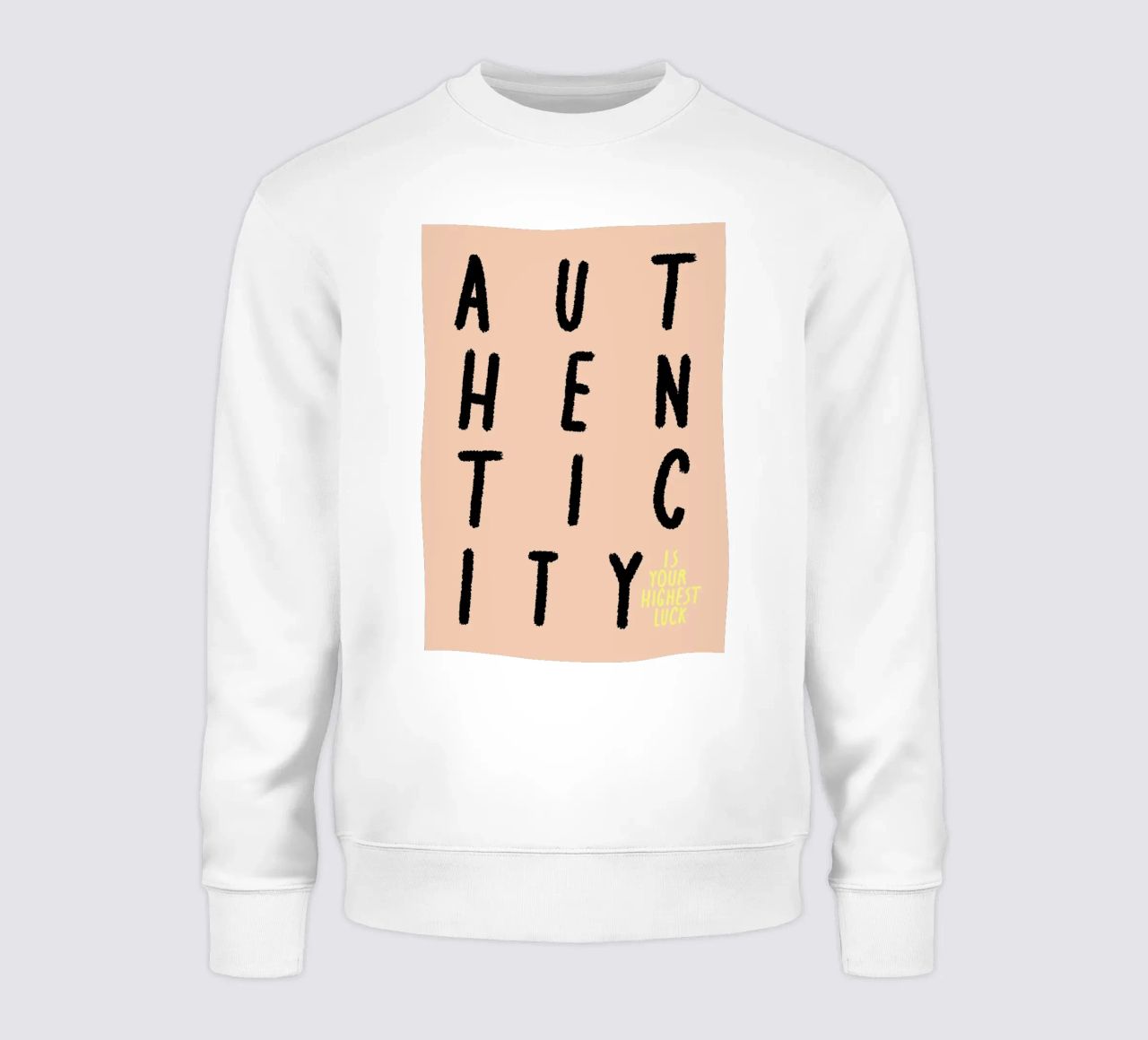 Authenticity. felpa da FRICKE DESIGN