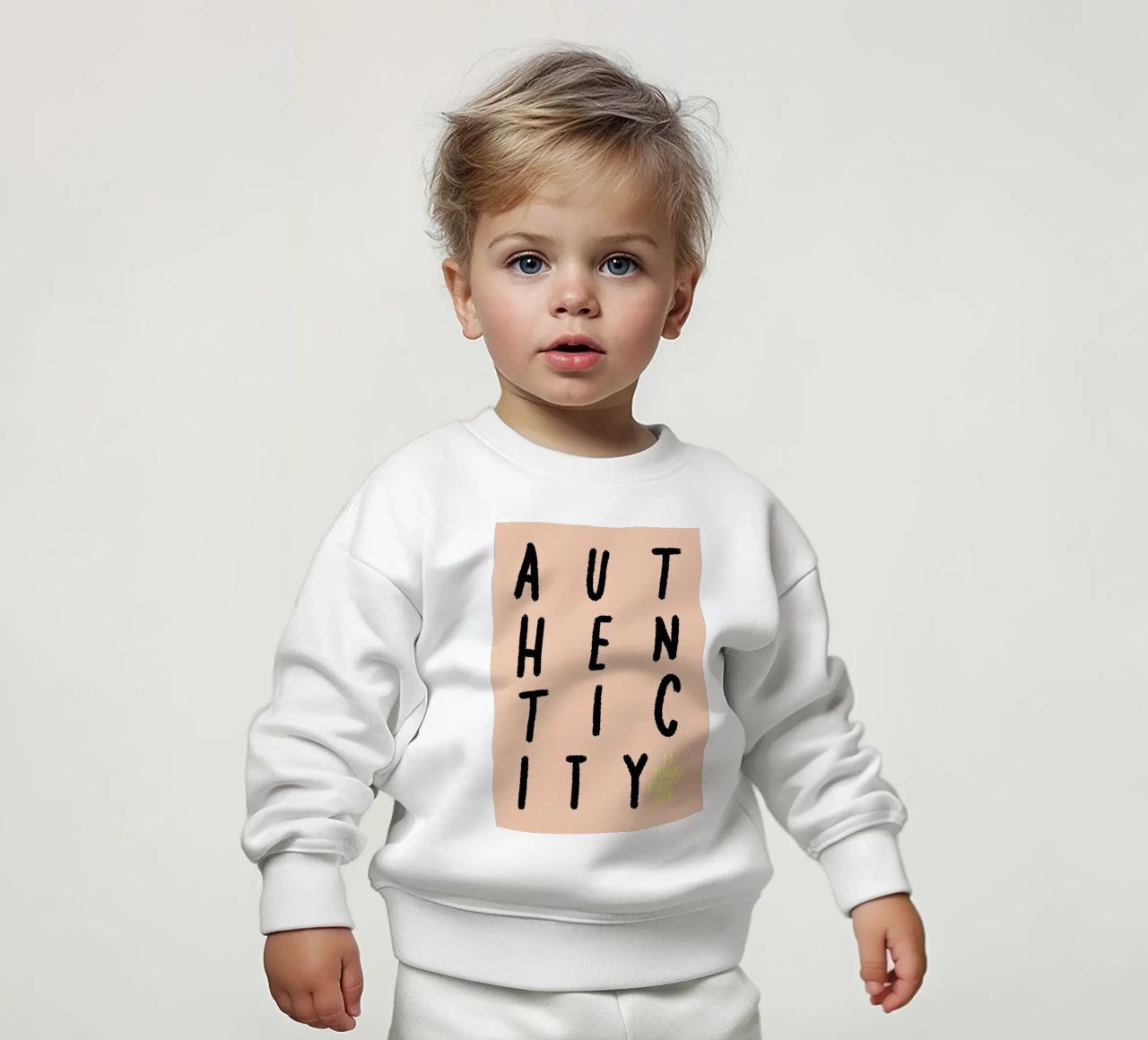 Authenticity. felpa neonato da FRICKE DESIGN