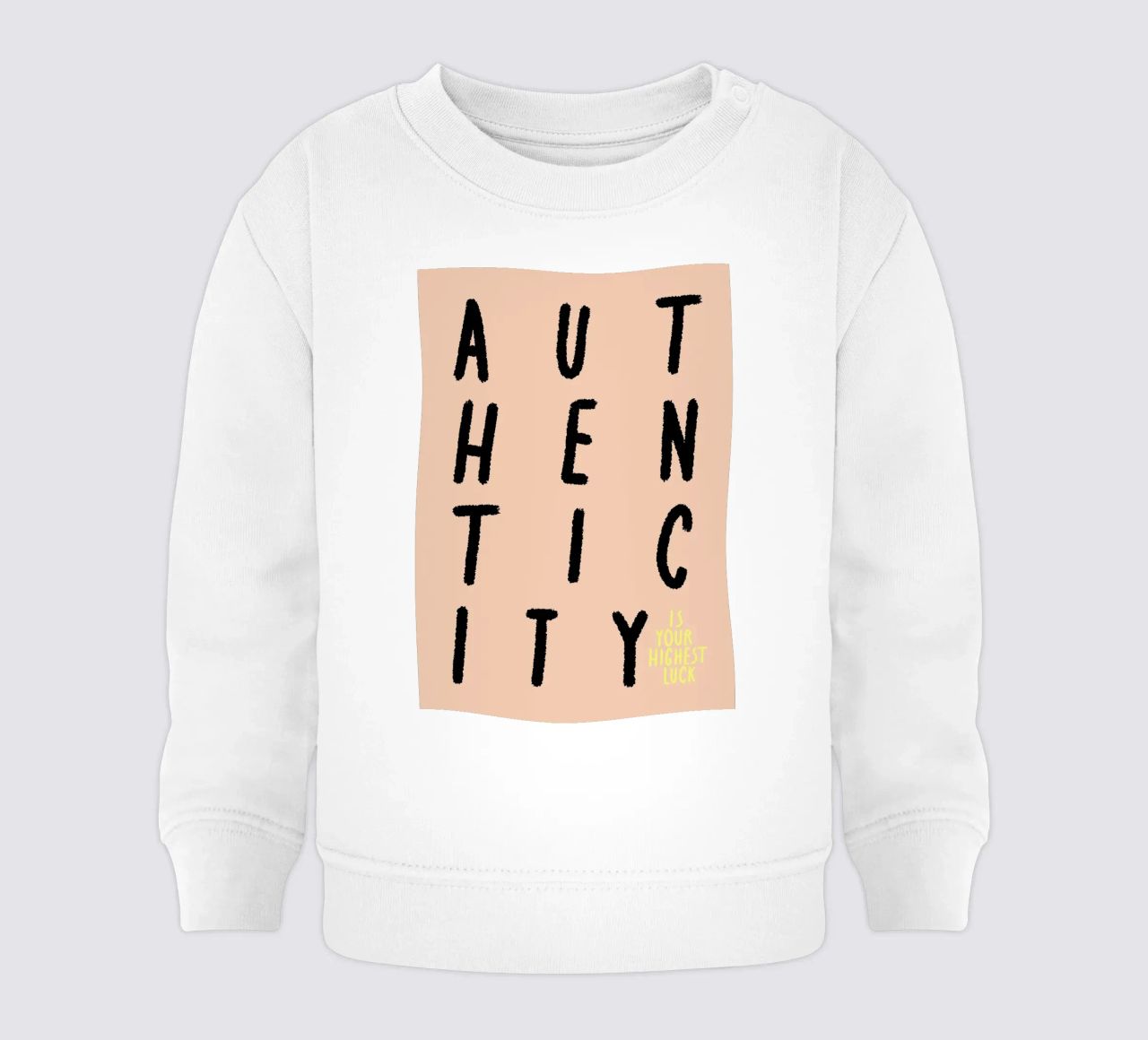 Authenticity. felpa neonato da FRICKE DESIGN