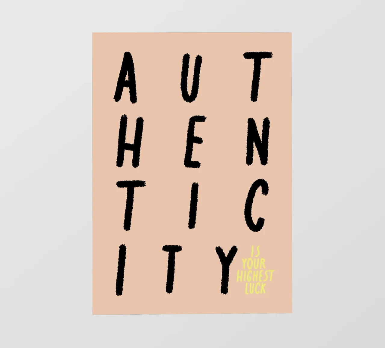 Authenticity. pellicola backlit da FRICKE DESIGN