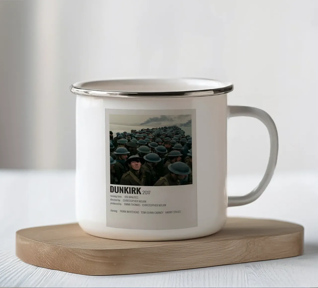 DUNKIRK 2017 tazza in smalto da MVFminimalist