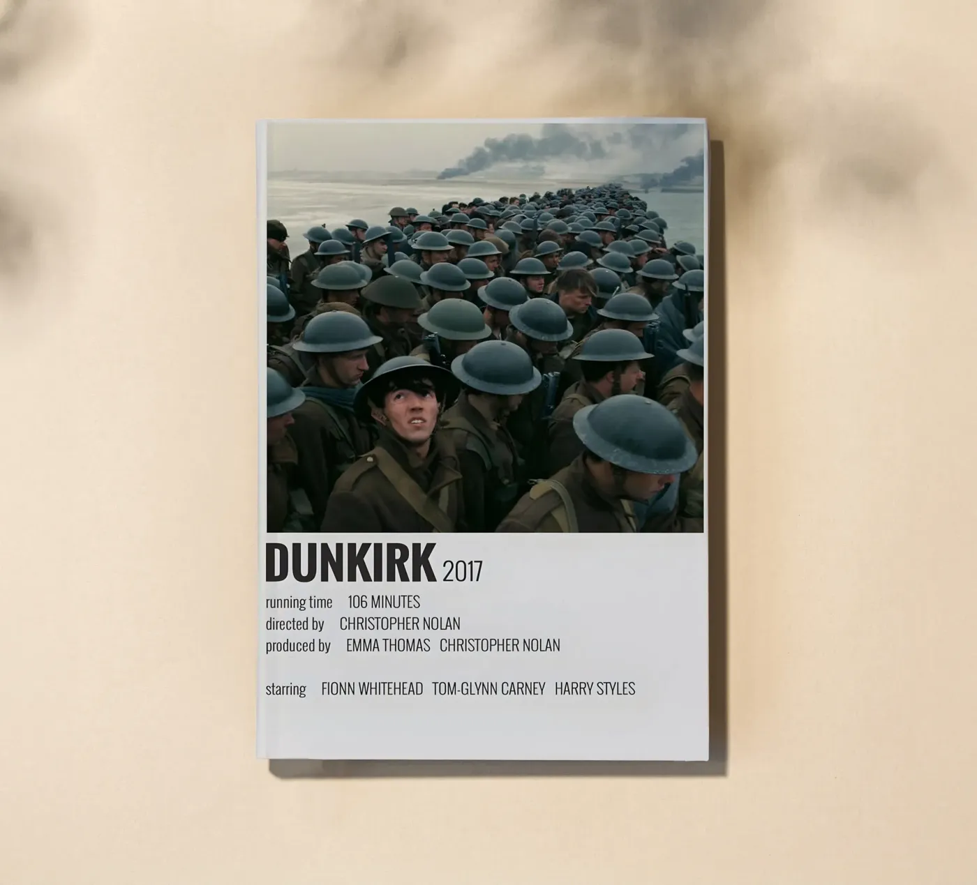 DUNKIRK 2017 notebook by MVFminimalist