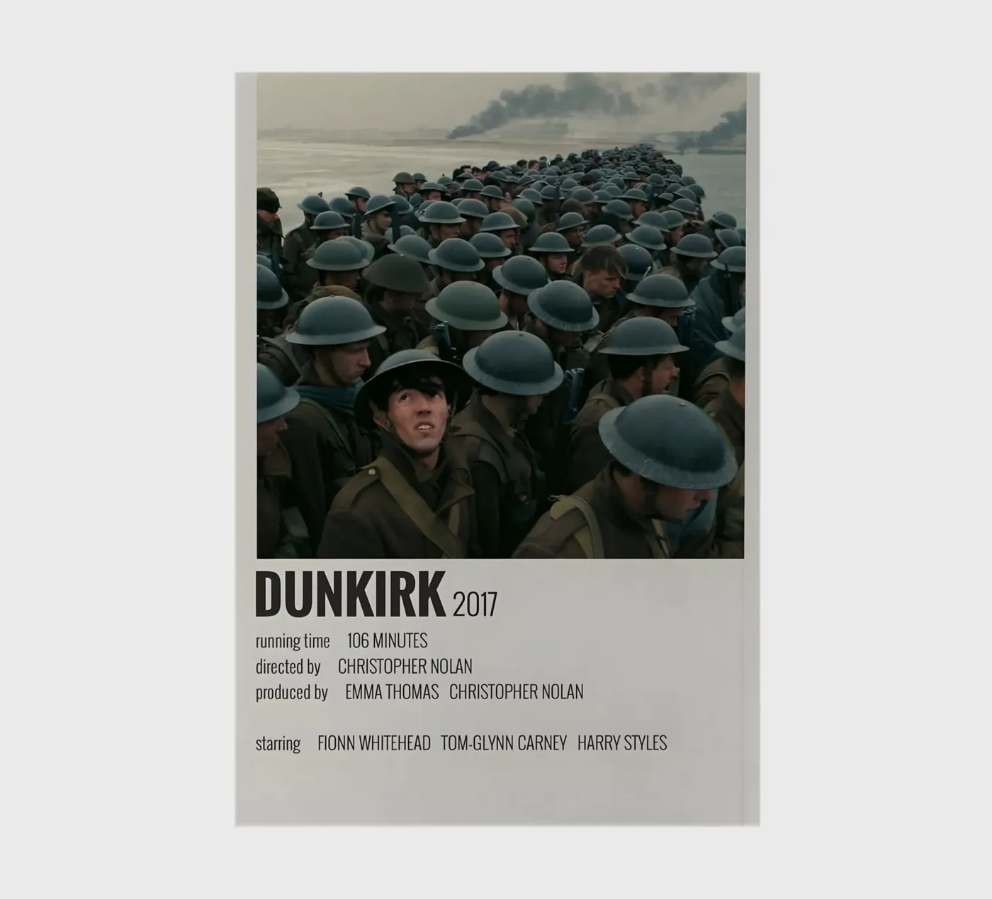 DUNKIRK 2017 notebook by MVFminimalist