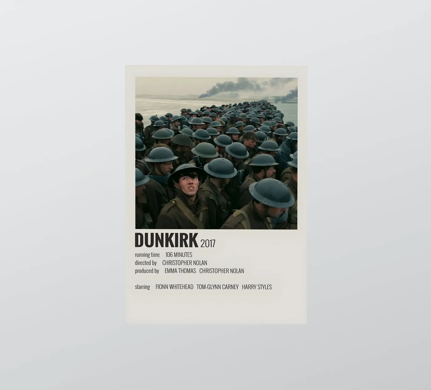 DUNKIRK 2017 sticker van MVFminimalist