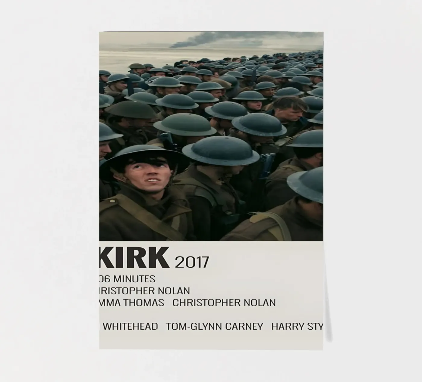 DUNKIRK 2017 sticker sheet by MVFminimalist