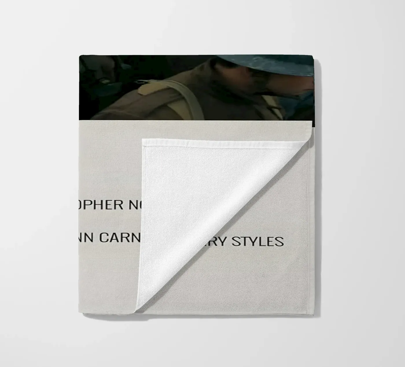 DUNKIRK 2017 beach towel by MVFminimalist