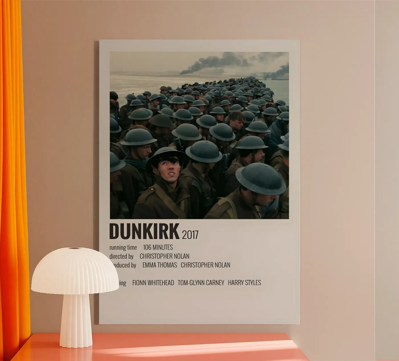 DUNKIRK 2017 Acryl-Glas von MVFminimalist
