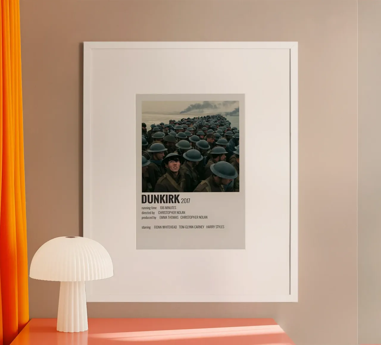 DUNKIRK 2017 poster van MVFminimalist