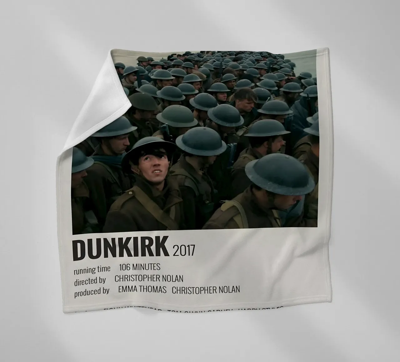 DUNKIRK 2017 coperta in pile da MVFminimalist