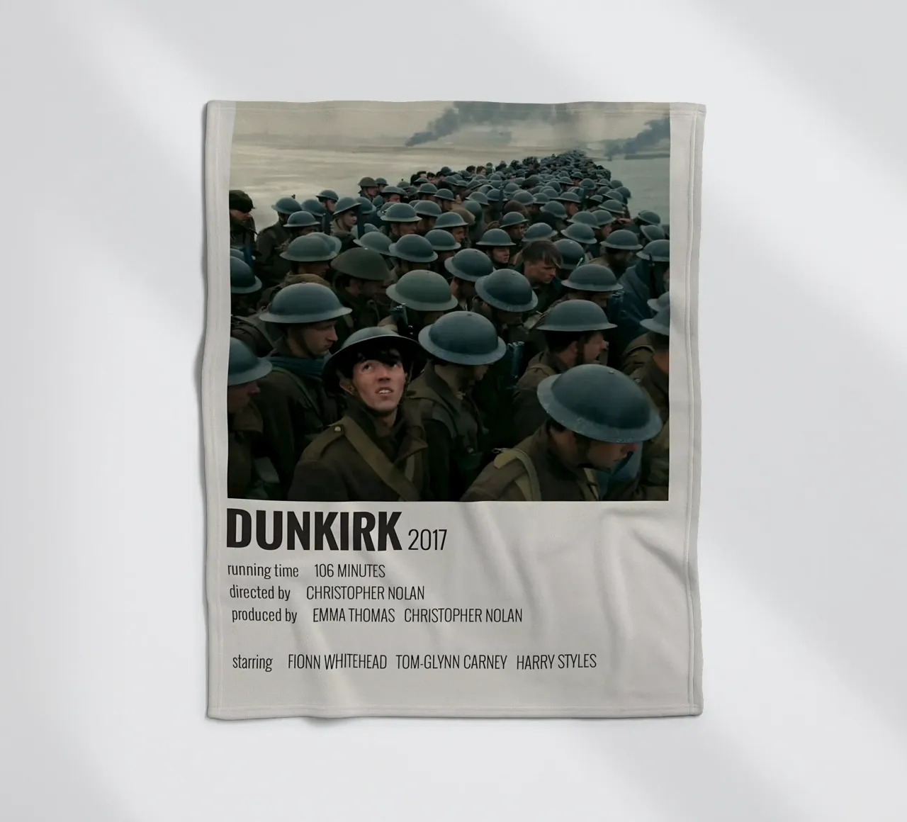 DUNKIRK 2017 coperta in pile da MVFminimalist