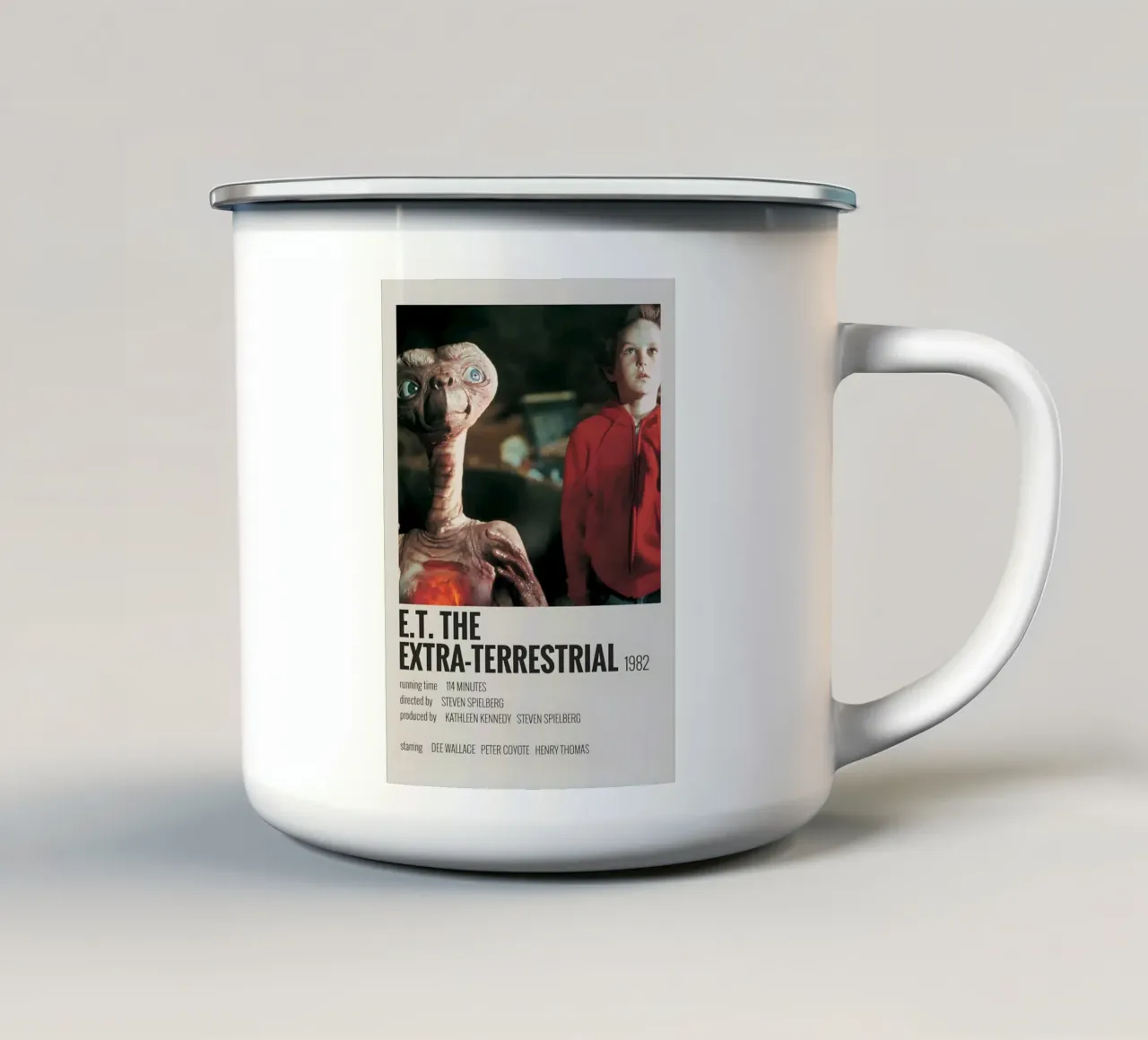 E.T. THE EXTRA-TERRESTRIAL 1982 tazza in smalto da MVFminimalist
